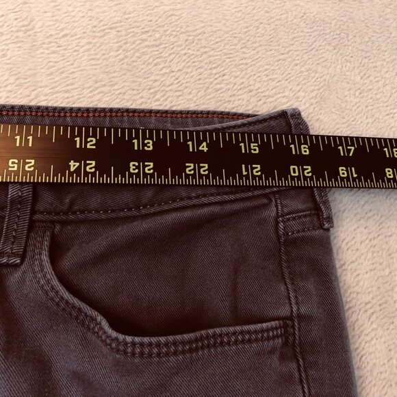 Eddie Bauer Womens Jeans Size 12 Black Denim Slightly Curvy Slim Straight Casual - Picture 6 of 12